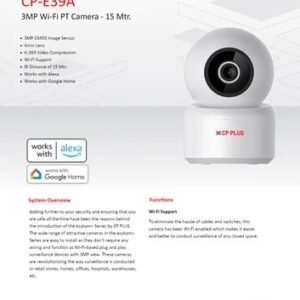 CP Plus 3MP Wi-Fi PT Camera