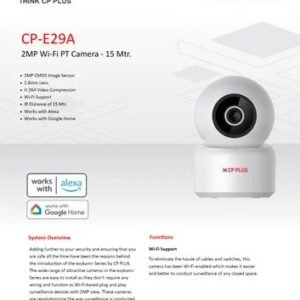 CP Plus 2MP Wi-Fi PT Camera