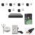 CP PLUS Full HD 8 Channel DVR with 2.4 MP 6 Outdoor Cameras [Built-in Audio MIC + Motion Detection] + 1 TB HDD + 8 Ch SMPS + CCTV Cable, JK Vision HDMI+BNC/DC Set, White