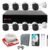 CP PLUS Full HD 8 Channel DVR with 2.4 MP 8 Outdoor Cameras [BUILT-in AUDIO MIC + MOTION DETECTION] + 2 TB HDD + 8 Ch SMPS + CCTV Cable, USEWELL HDMI+BNC/DC Set, WHITE