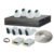 CP Plus 5MP HD CCTV 4 Pcs Bullet, 4 Pcs Dome Camera & 8CH DVR Combo Kit with All Accessories